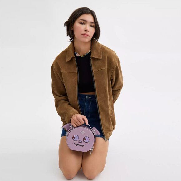 👻 Coach Canteen Crossbody Bag With Halloween Bat - Picture 6 of 13